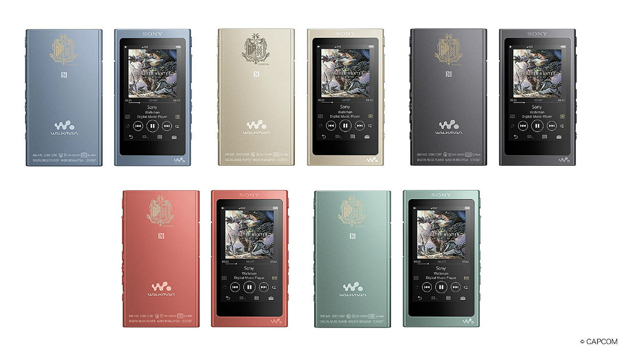 Monster Hunter World 的 WALKMAN A series 兩者融合後，是意想不到的有型！