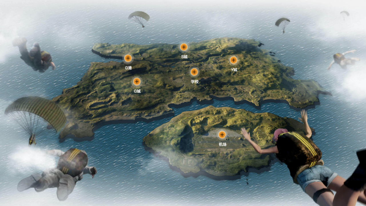 《 絕地求生：刺激戰場 》原汁原味PC版地圖