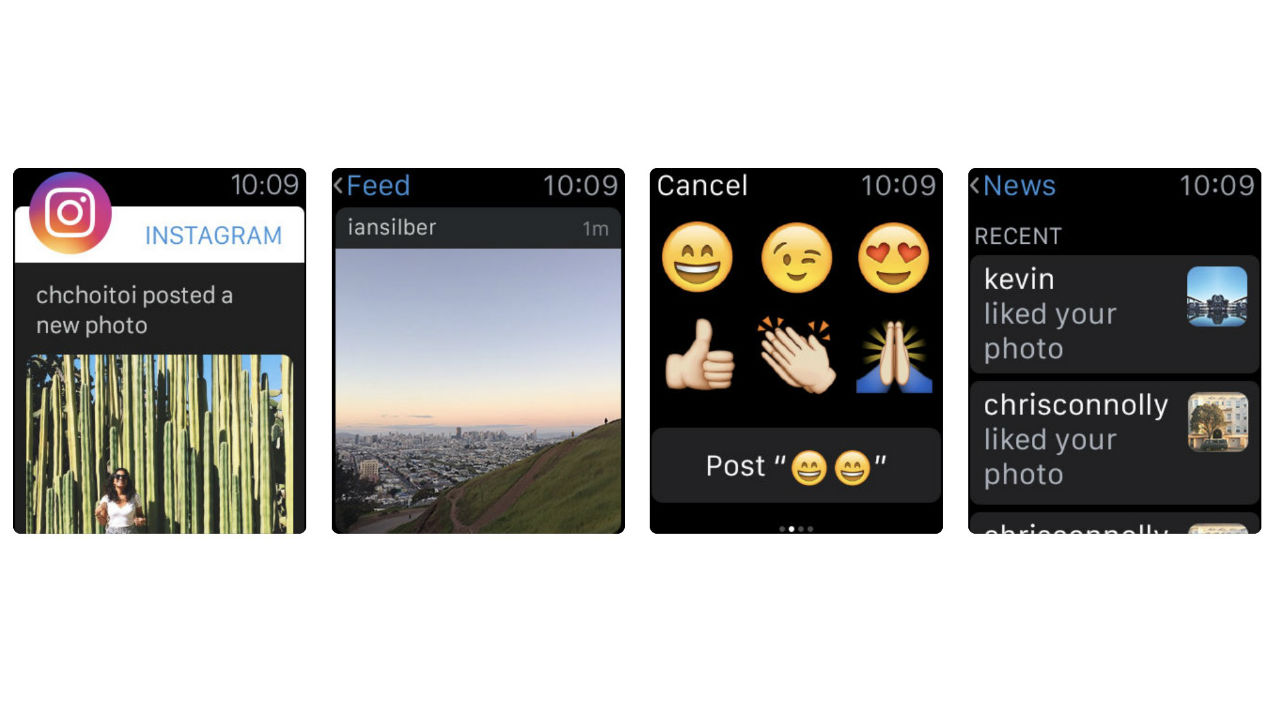Instagram 每天都會使用，若是重度用家 Apple Watch 版本很適合你。