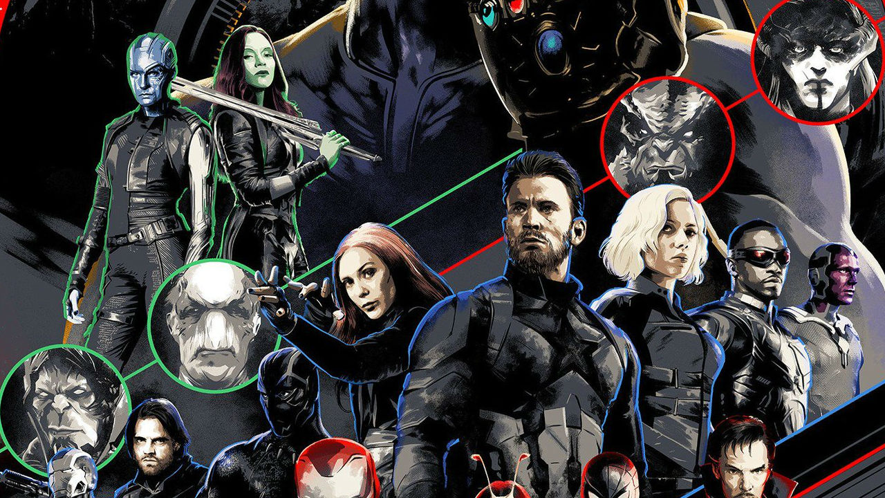 兩個紅圈和兩個綠圈的正是 Black Order 成員。