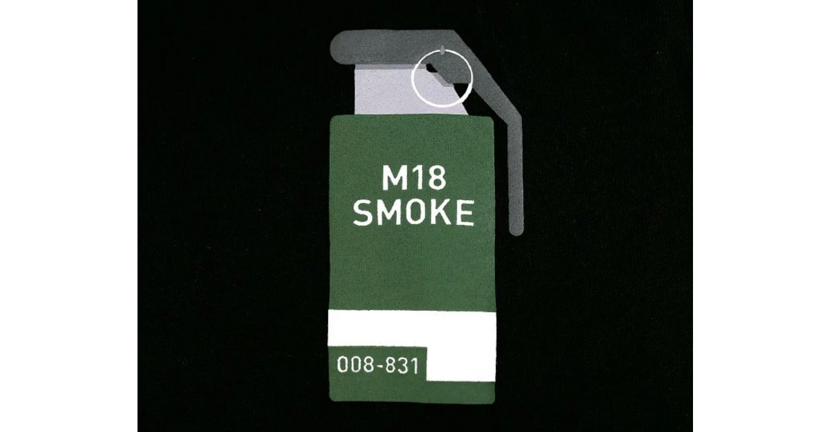 立體印刷 M18 煙霧彈圖案