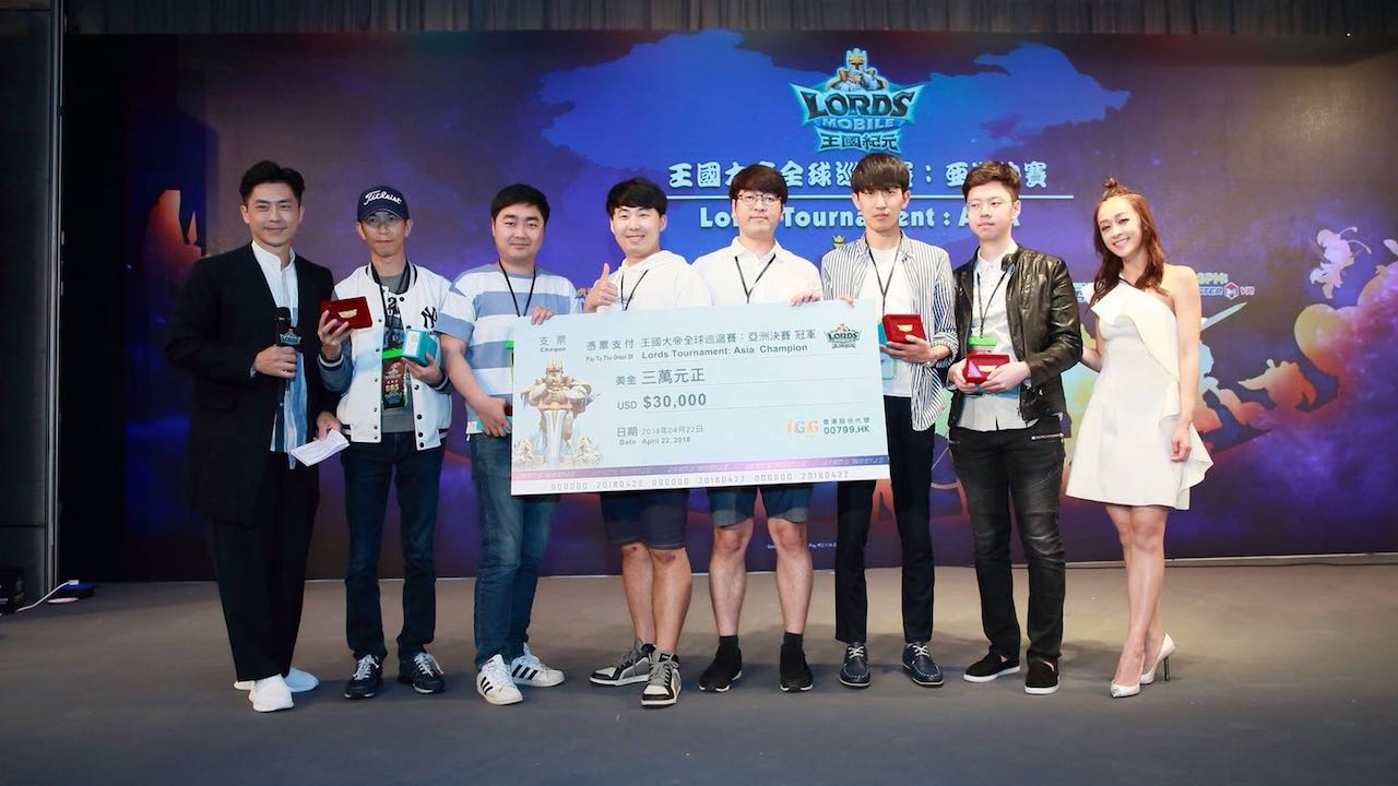 王國紀元首屆亞洲巡迴賽圓滿結束，最終由韓國隊羸得 30,000 美元獎金。