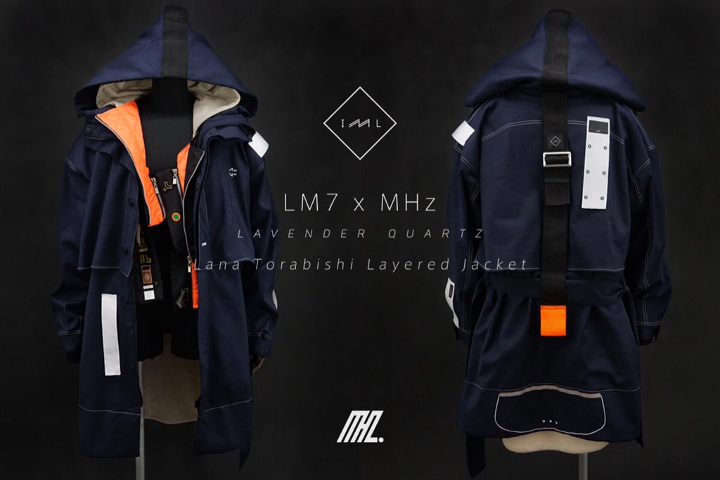 LM7 X MHz 藍色版大衣